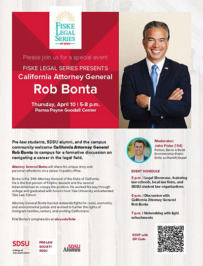 Fiske Series with Rob Bonta